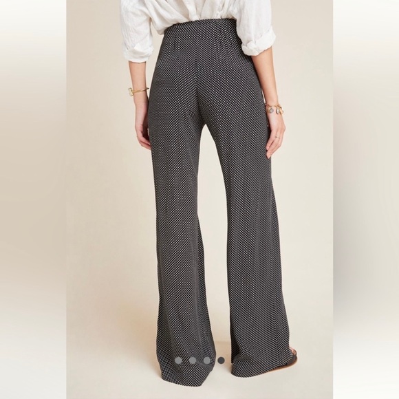 Anthropologie Maeve Cabo wide leg polka dot pants - Picture 3 of 8